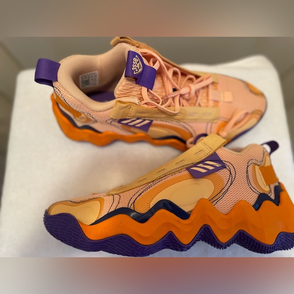 Adidas Exhibit B 3SSB Basketball Sneaker - Men’s Size 12/Women’s Size 13 - Picture 2 of 10